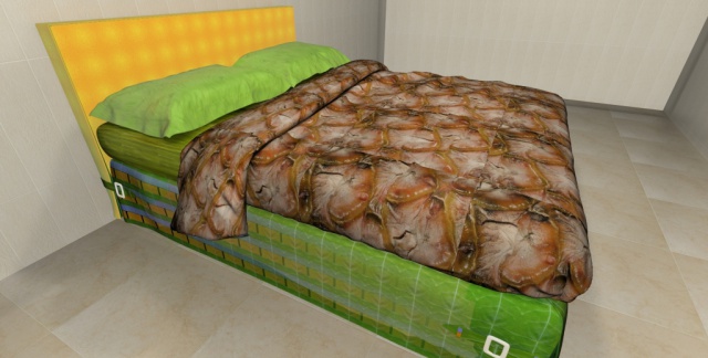 ананас кровать